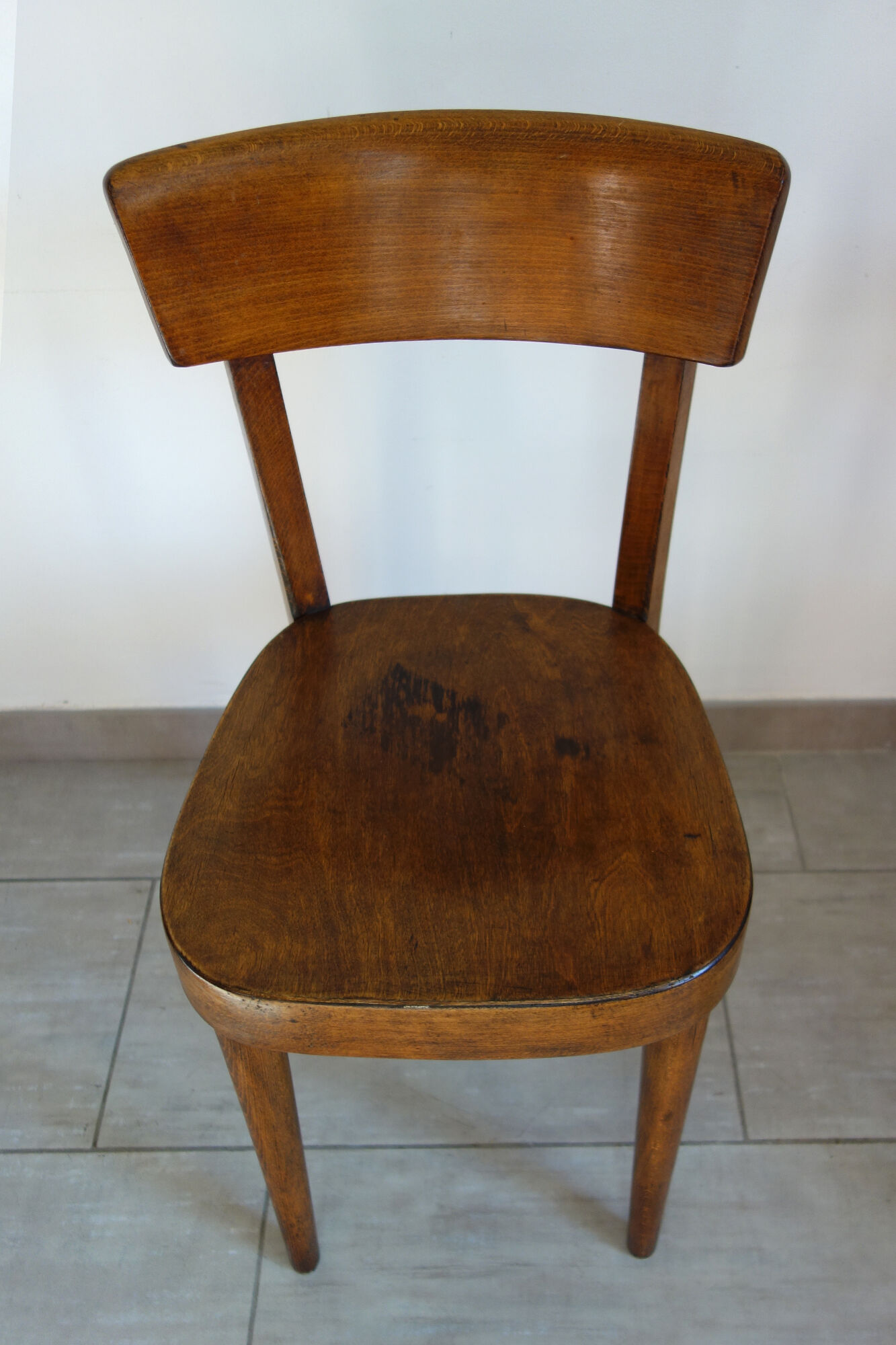 Pair of vintage Fischel bistro chairs