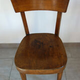 Pair of vintage Fischel bistro chairs