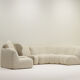 Playful sofa by Design studio Polster mit pep, Germany 80s.