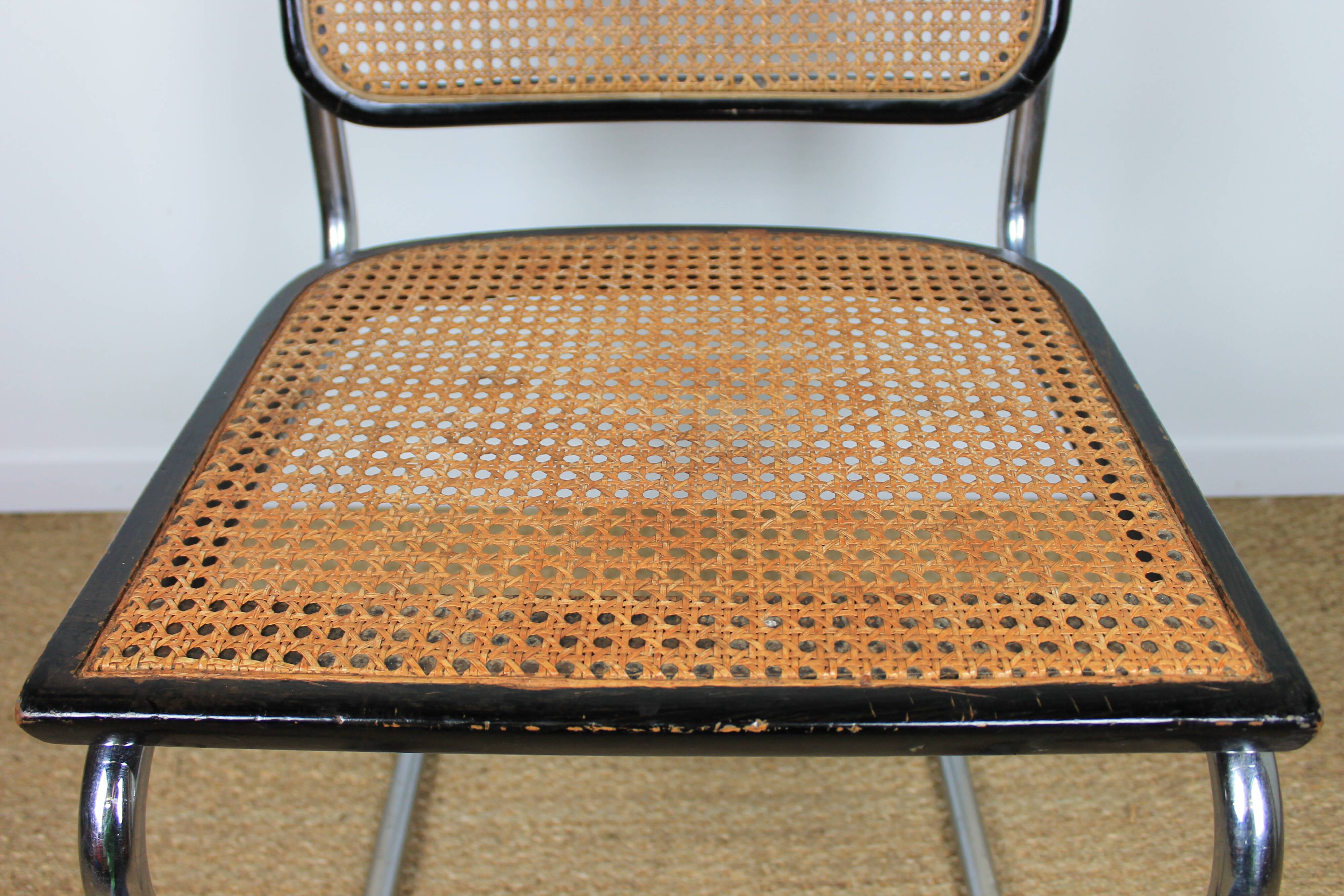 Marcel Breuer Cesca B32 chair, 80s