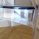 Fauteuil Kartell " Louis Ghost " Cristal design Philippe Starck