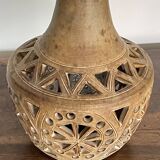 Sandstone lamp signed agnes escala