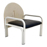 Black and beige armchair "54 L" by Gae Aulenti for Knoll 1970