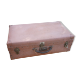 Valise verte en carton