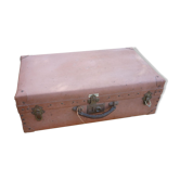 Valise verte en carton