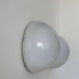 Pair of metal and opal perspex wall lights, Germany 1970