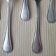 Dessert or dessert cutlery, 6 forks and 6 silver metal spoons Guildard