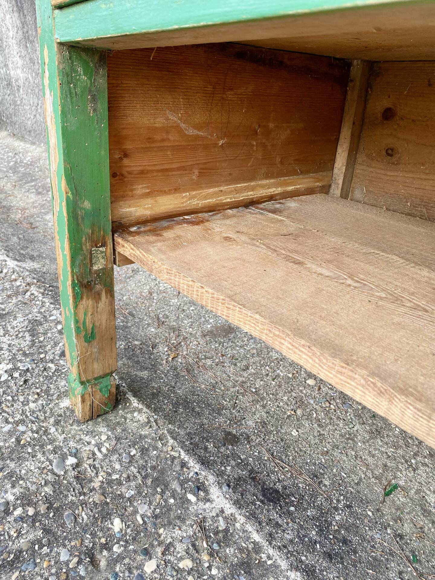 Wooden bench