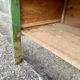 Wooden bench