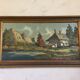 Oil painting on canvas signed mollin