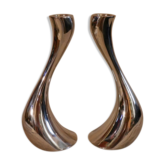Paire de bougeoirs Georg Jensen