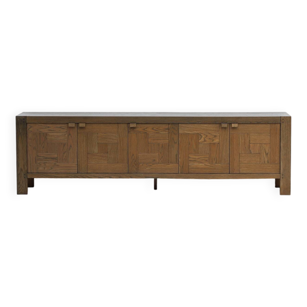 Enfilade cinq portes brutaliste Defour des années 1960