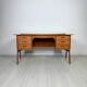 1960s Vintage Curved Teak Writing Desk by Svend Aage Madsen