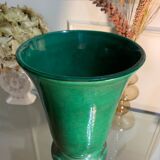 Vase en barbotine vintage