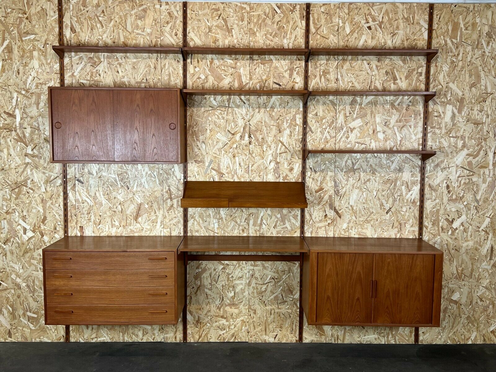 Bibliothèque murale de Kai Kristiansen 1960