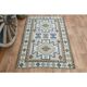 1970s Vintage Turkish Oushak Handmade Wool Cotton Pink Area Rug 130x190