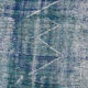 Faded blue carpet rug 301x185cm