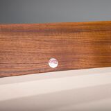 Ensemble de fauteuil à dossier haut et ottoman Senator en teck par Ole Wanscher pour Poul Jeppesen Collectors, Cado, années 1960