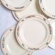 Assiettes plates Charbonnier Salins modèle Fécamp