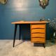 Vintage desk with winged drawers