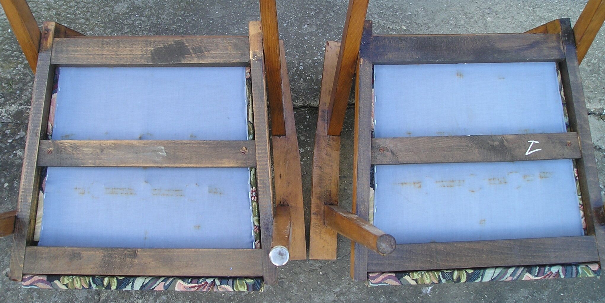 Pair of armchairs bridges of 50-60 years