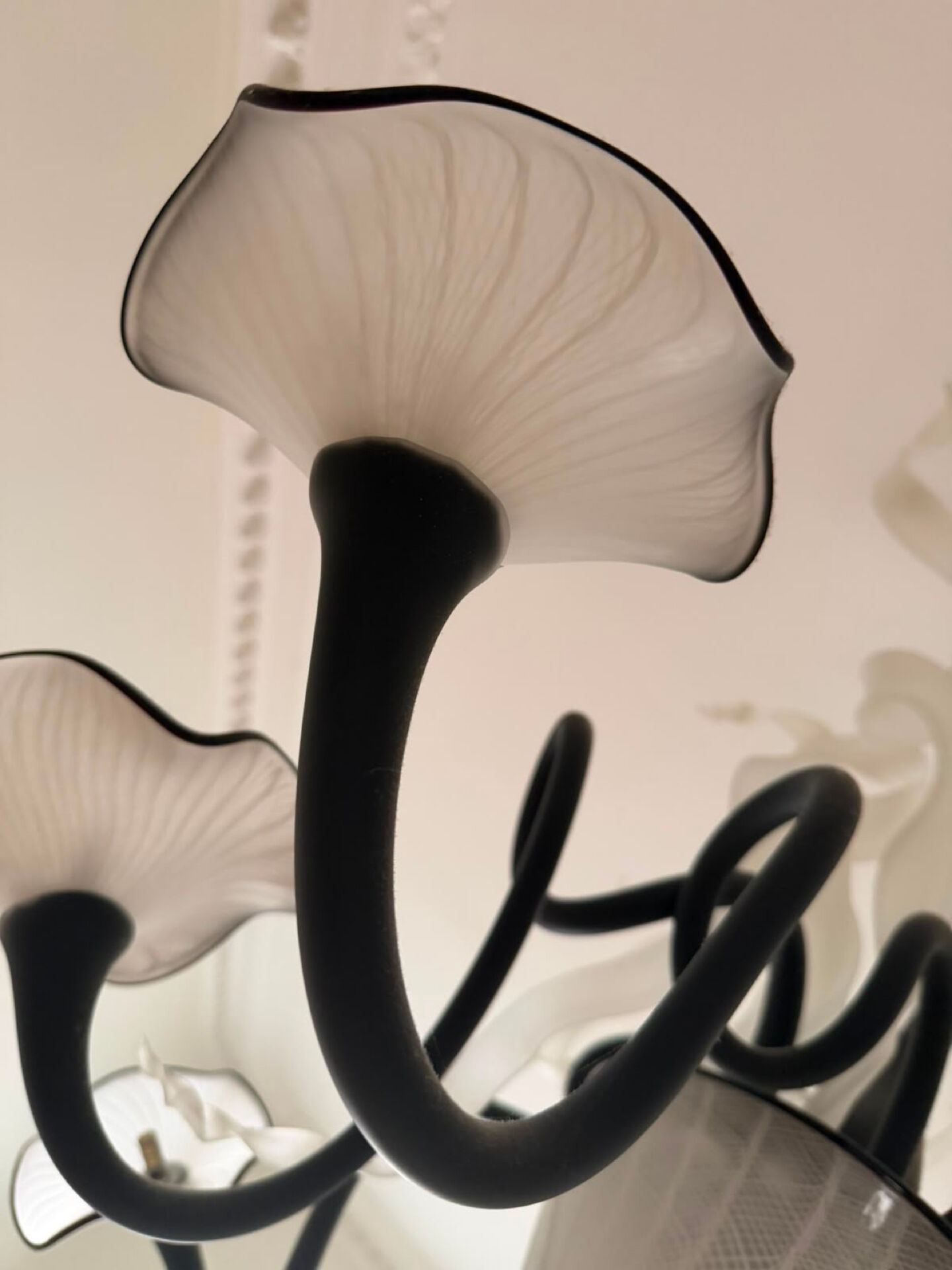 Murano chandelier - modern design - superb - warm white LED