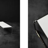 Table basse vintage italienne moderne du milieu du siècle dernier Laccio Kiga par M. Breuer