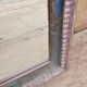 Old art deco mirror in burmese teak
