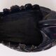 Mid Century Large Black Wooden Swan