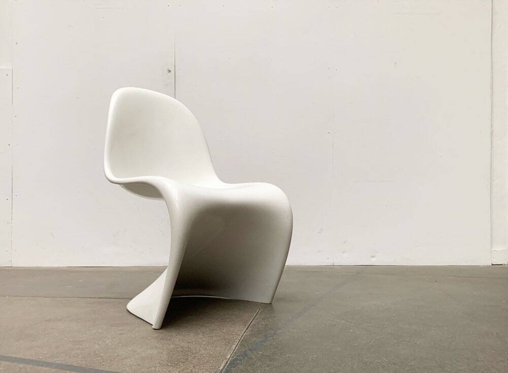 Panton side chairs from the mid-century by Verner Panton for Herman Miller, 1960s.