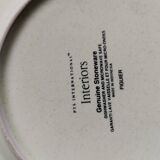 Vintage interiors fig tree style plate