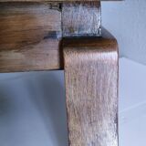 60s designer wooden bedside table