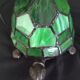 Turtle night light in regulated glass carcass stained glass way