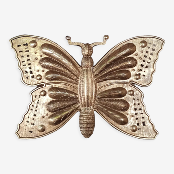 Vintage brass butterfly