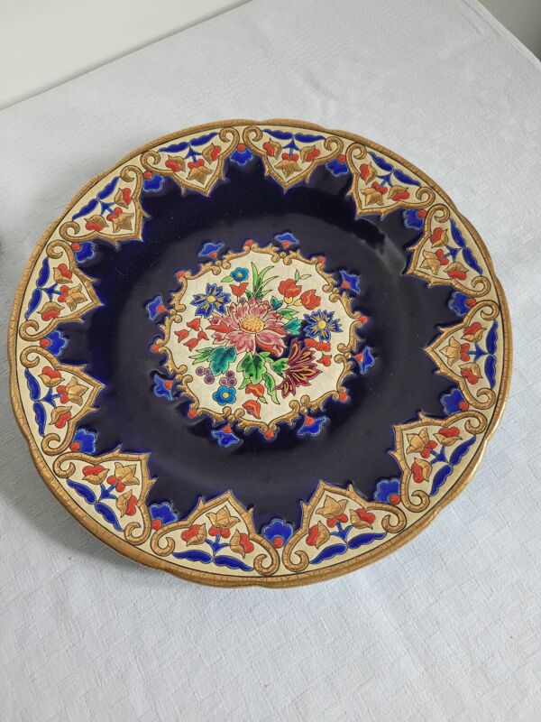 Large assiette Longwy