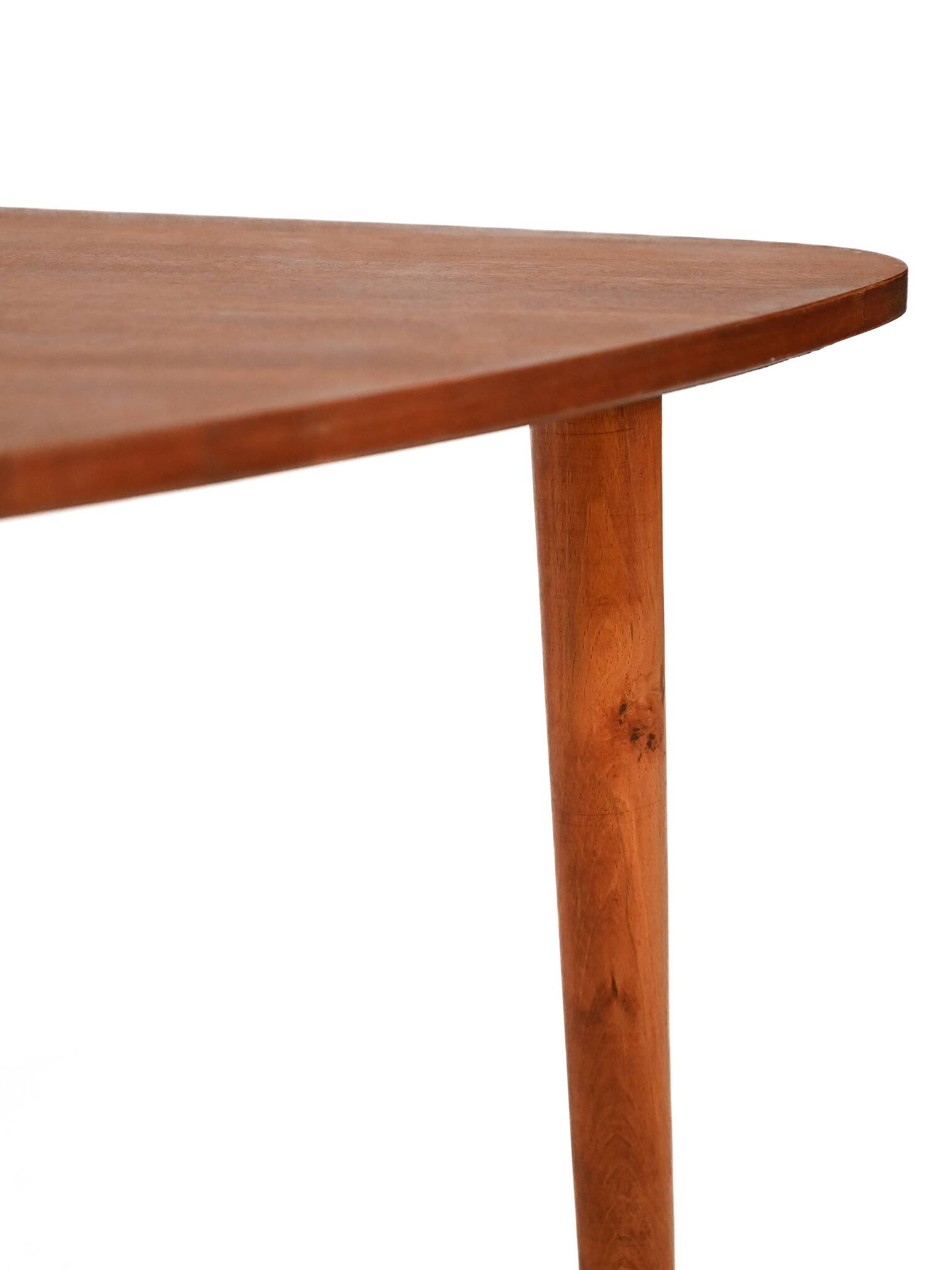 Scandinavian triangular coffee table from the Sixties