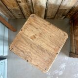 Wooden workshop stool
