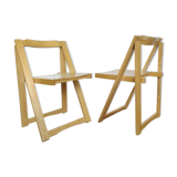 Pair of vintage folding chairs