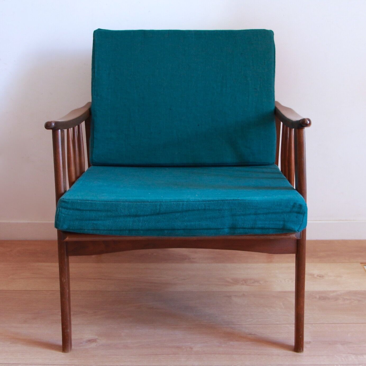 Scandinavian armchair in teak