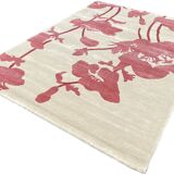 Modern carpets, floral art