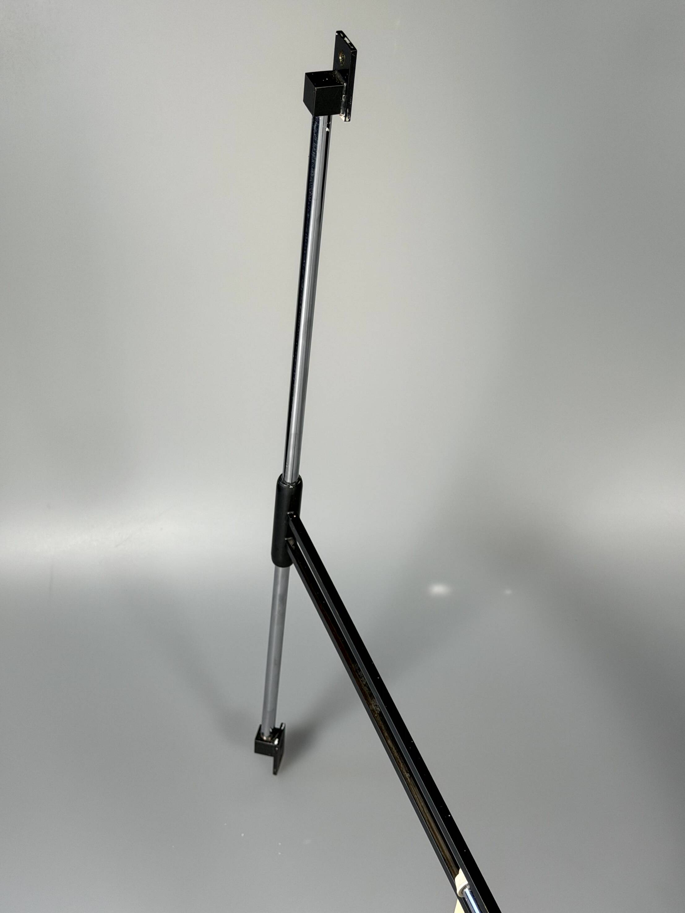 60s 70s Wall Light Wall Sconce Extendable Metal Chrome Mid Century Design