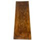 Italian burl walnut art deco console table, 1930s.
