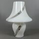 Mushroom table lamp in Murano glass by De Majo, large vintage design from the 70s.