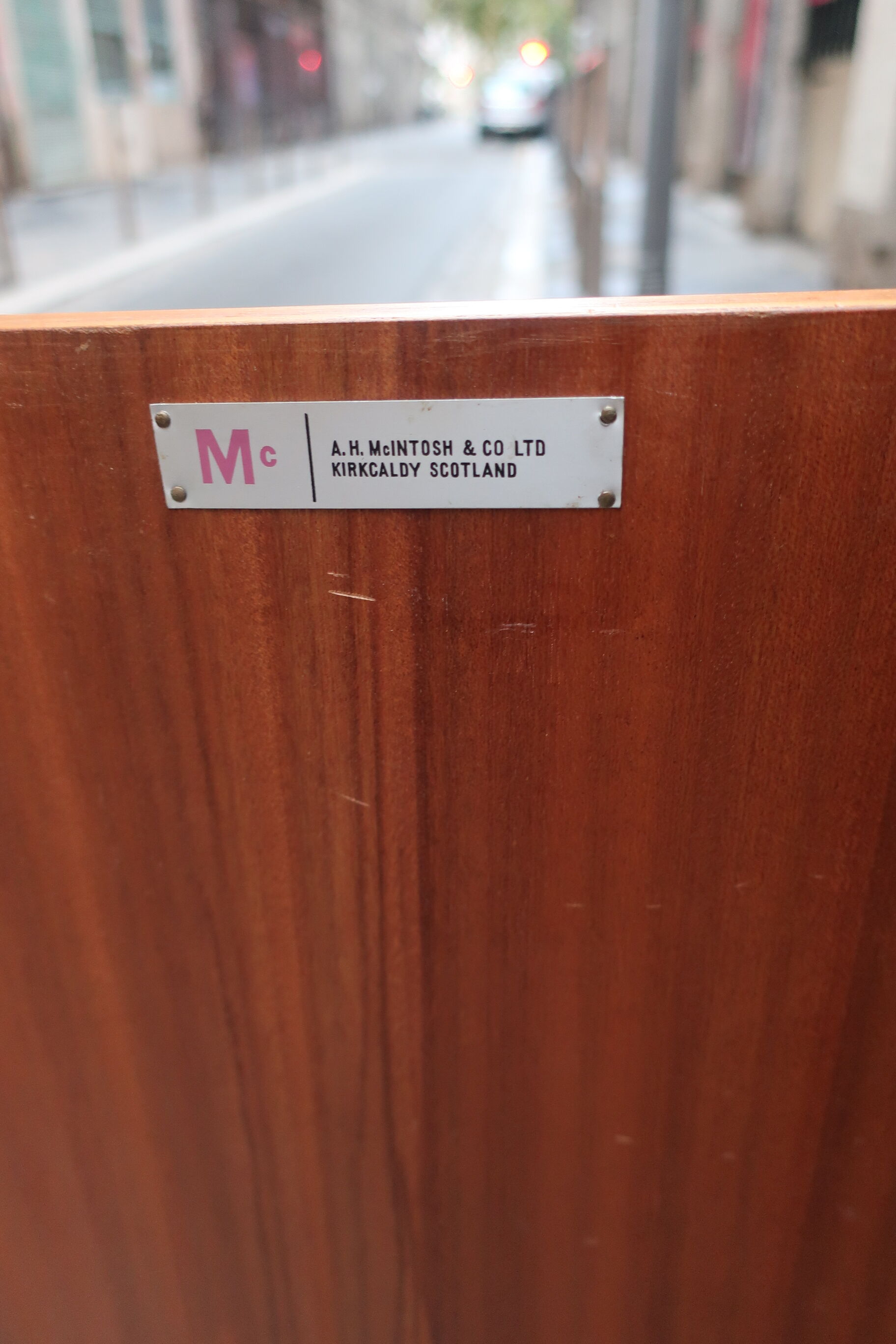 Enfilade Mcintosh en teck des années 60