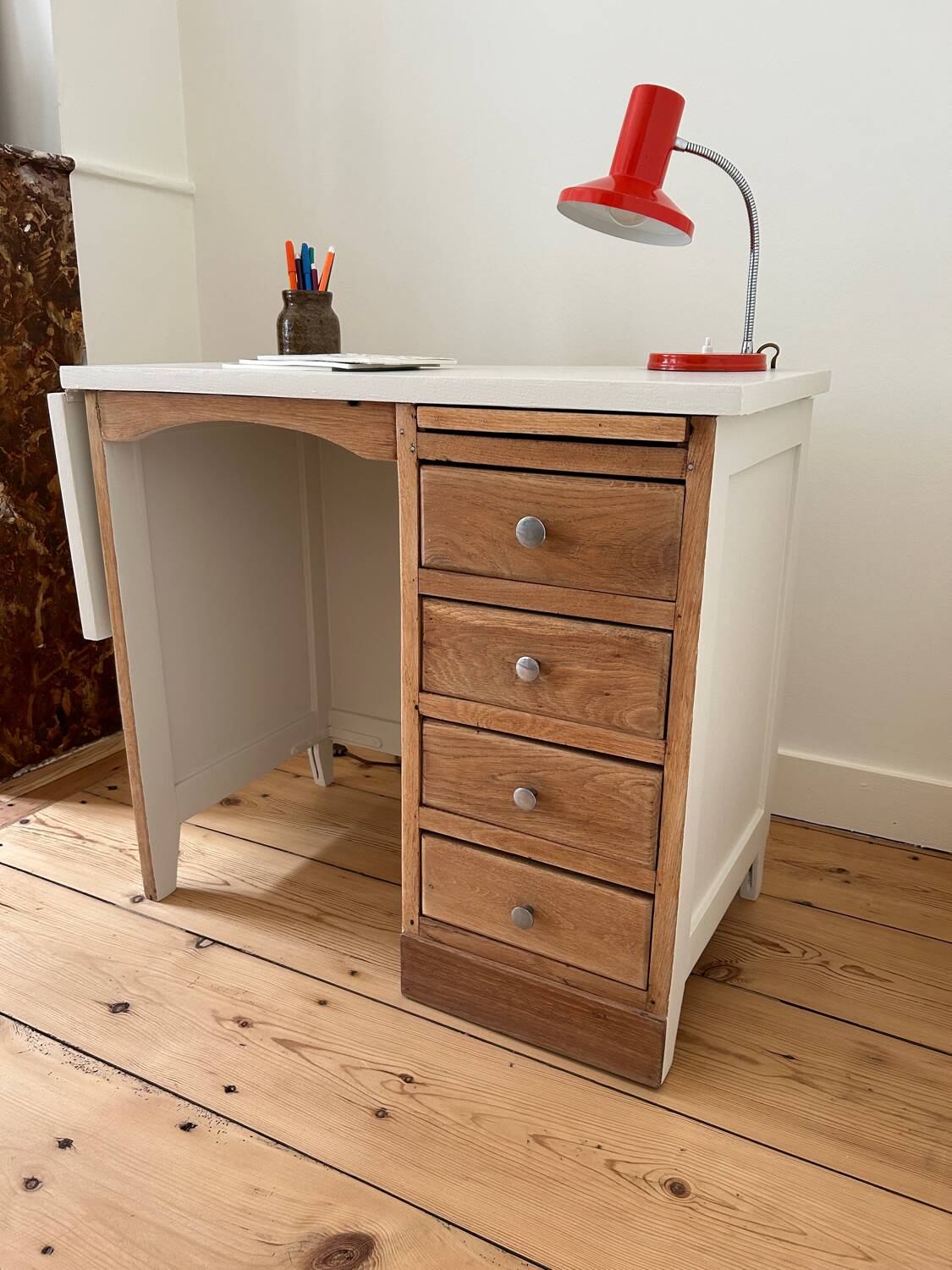 Revisited oak desk