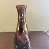 Vintage pitcher amber glass