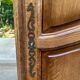 Single door oak wardrobe in Louis XV style – Vintage wardrobe
