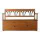 Biedermeier chest bench from the 1900s, pine wood