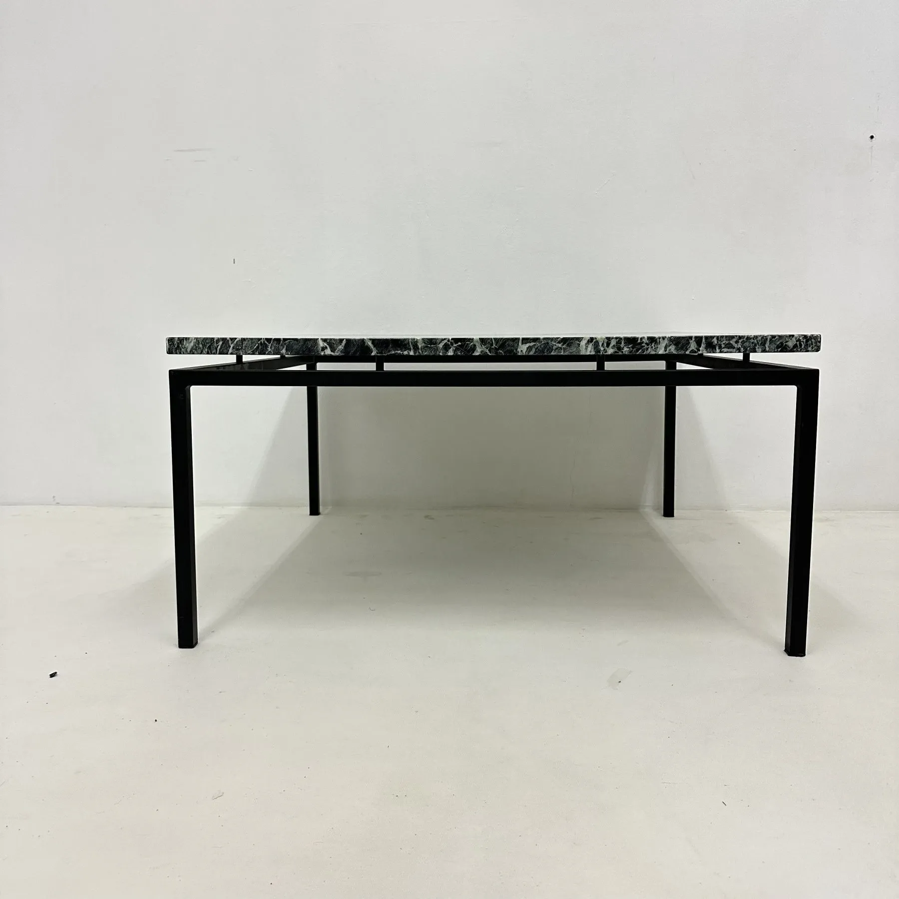 Mid-century modern green marble coffee table, 1970s