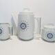Limoges porcelain coffee service  by Bernardaud, 1970